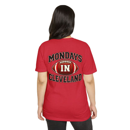 Mondays in Cleveland Football T-Shirt