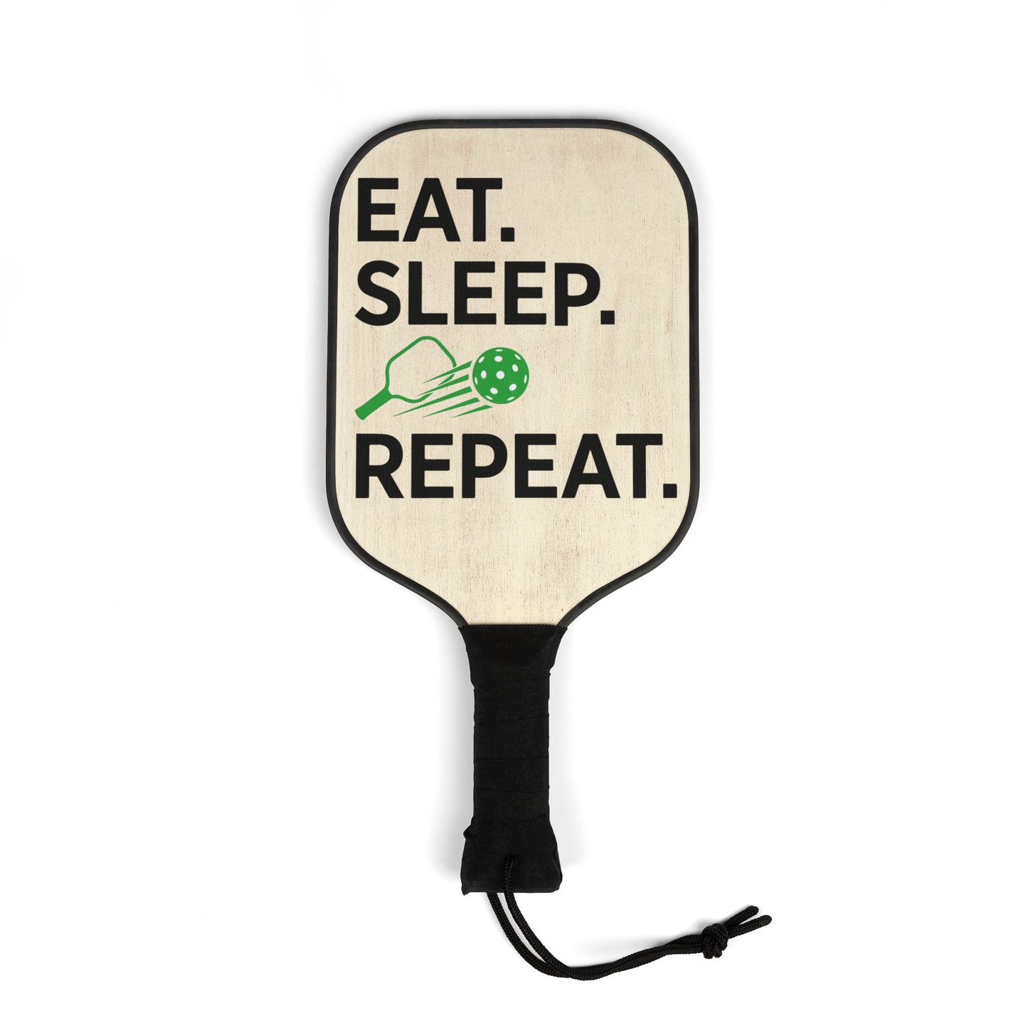 Pickleball Paddles "Eat. Sleep. Repeat." - 2-Pack Starter Kit with Balls