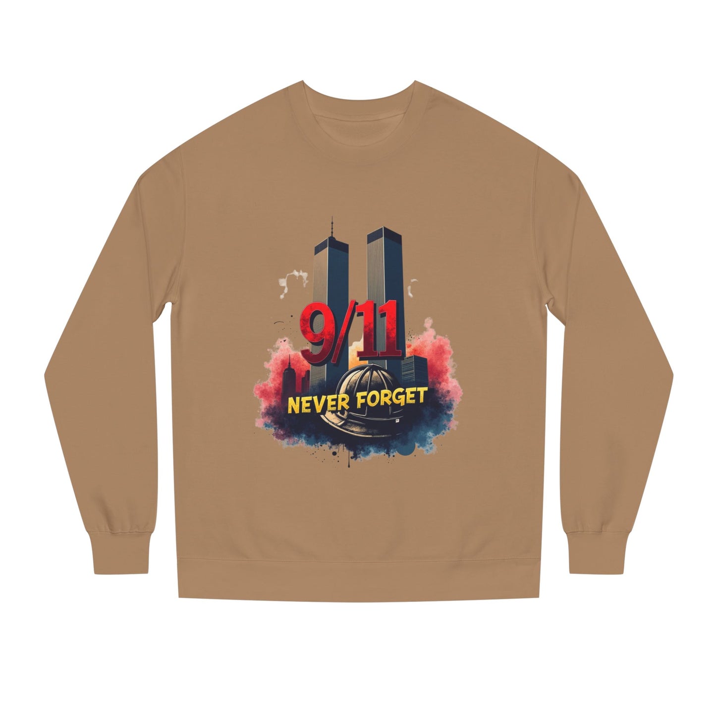9/11 Never Forget Sweatshirt — Twin Towers Memorial Crewneck