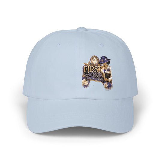 Dad Cap — 'Best Dressed' Floral Embroidered Baseball Hat