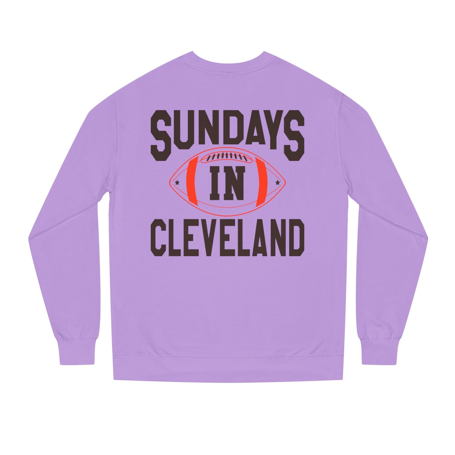 Sundays in Cleveland Football Sweatshirt