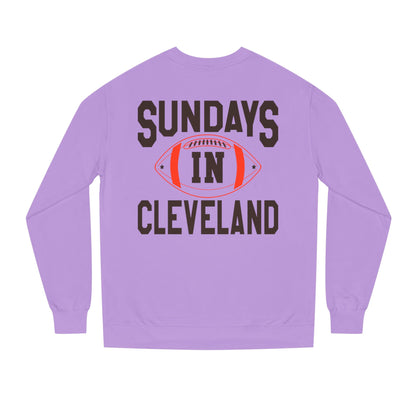 Sundays in Cleveland Football Sweatshirt