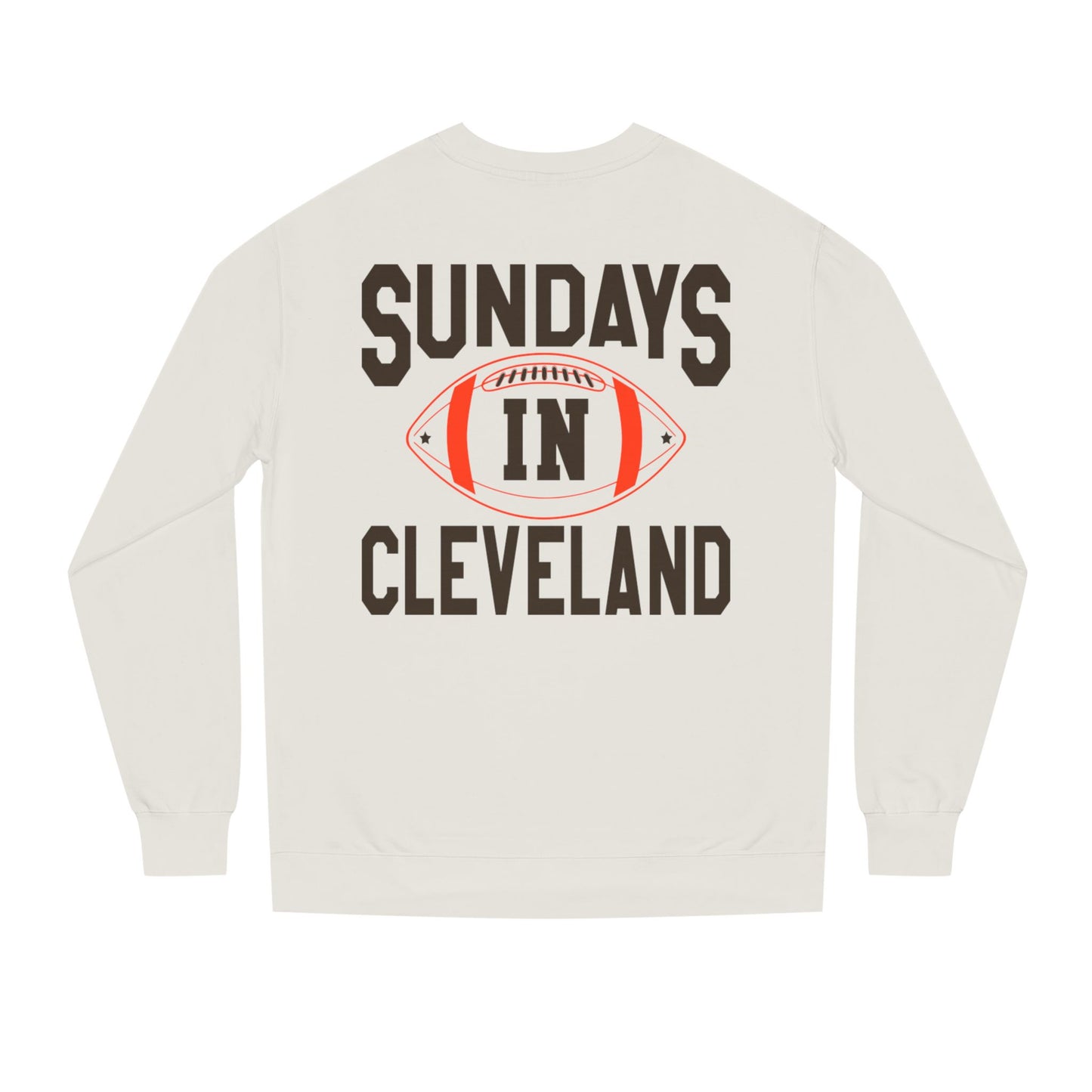 Sundays in Cleveland Football Sweatshirt