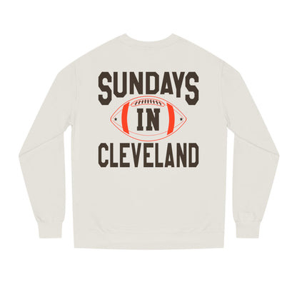 Sundays in Cleveland Football Sweatshirt