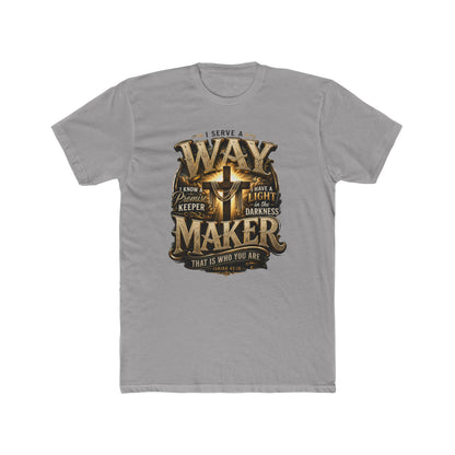 Waymaker T-Shirt — Christian Faith Graphic Tee with Cross and Inspirational Verse