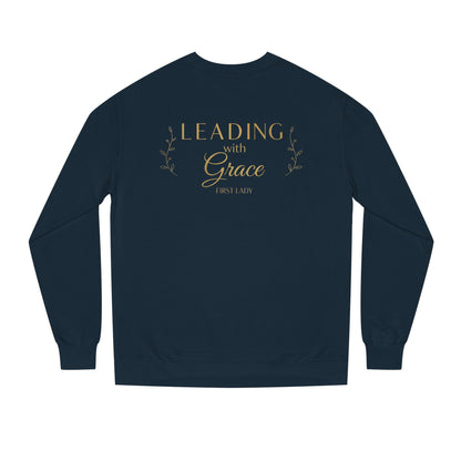 Leading with Grace Sweatshirt — Inspirational Women's Leadership Crewneck