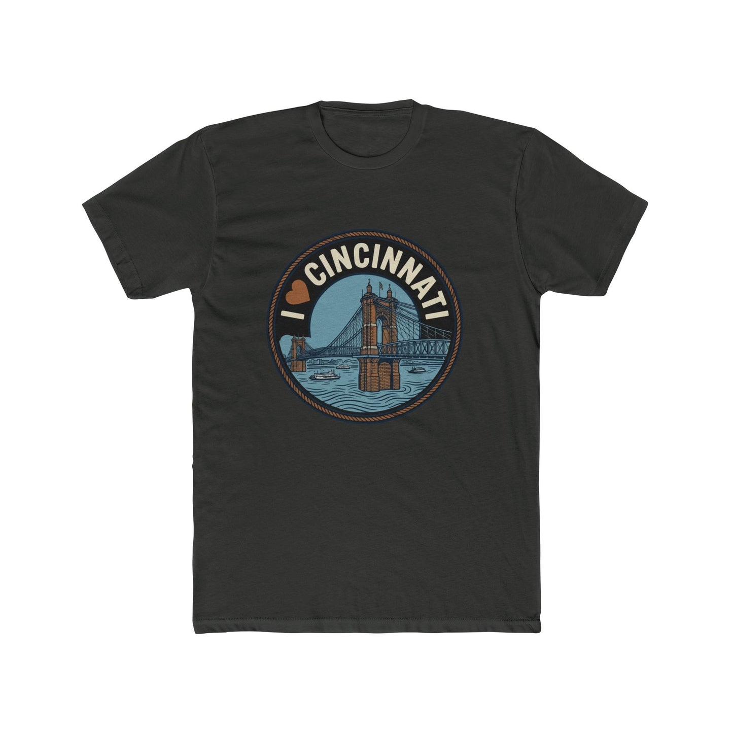 I Heart Cincinnati Tee — Cincinnati Skyline Crew T-Shirt