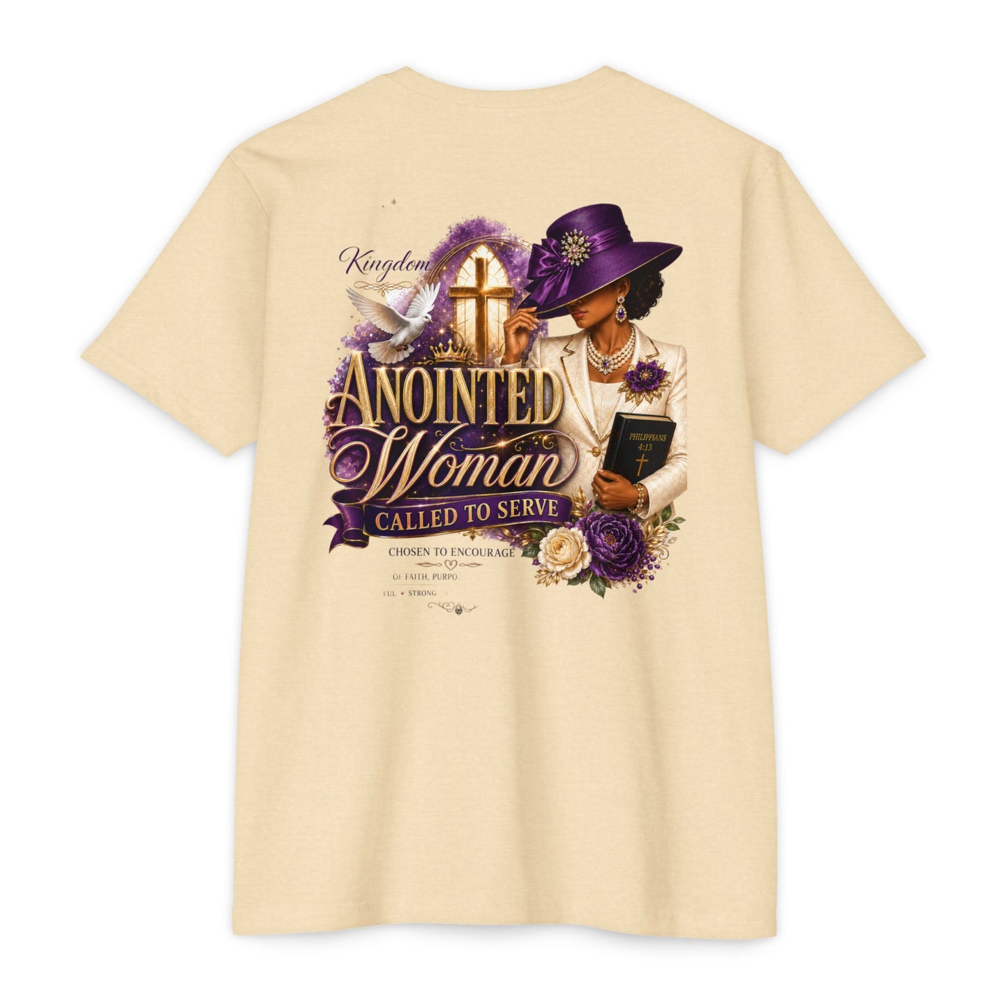 Anointed Woman T-Shirt — "Called to Serve" Christian Faith Tee