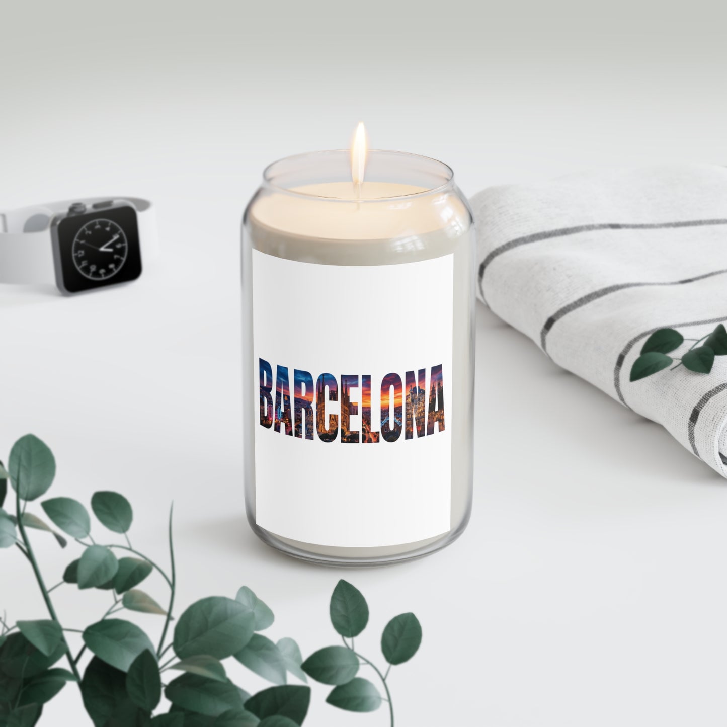 Barcelona Scented Soy Candle — 13.75 oz Travel Vibes Candle