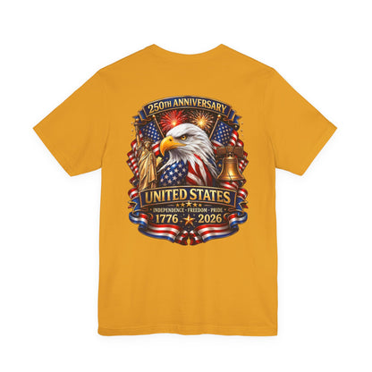Independence 250th Eagle T-Shirt – United States 1776-2026 Centennial Graphic Tee