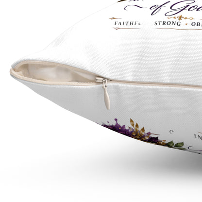 Christian Decorative Pillow — "Chosen to Encourage" Church Ladies Accent Pillow