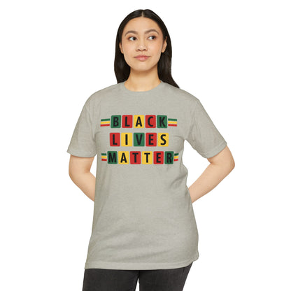 Black Lives Matter T‑Shirt - Pan-African Block Letter Tee