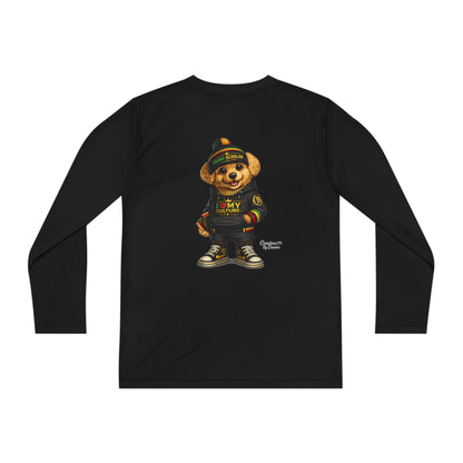 Youth Long Sleeve Tee — Streetwear Teddy Bear Graphic