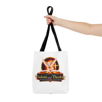 Christian Wisdom & Theology Tote Bag — 'Wisdom and Theology with Bishop Houston' Inspirational Faith Tote