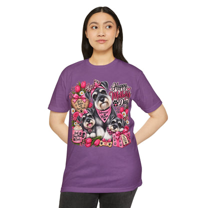 Mother's Day Schnauzer T-Shirt — Happy Mother's Day Dog Mom Tee