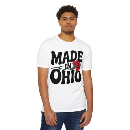 Made in Ohio T-Shirt — Vintage Floral State Pride Tee