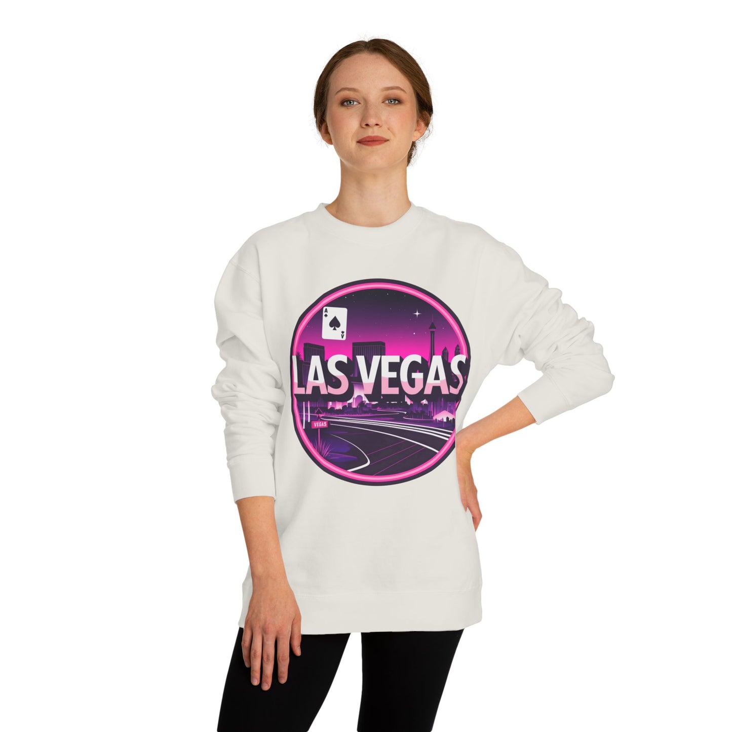 Las Vegas Retro Neon Crewneck Sweatshirt