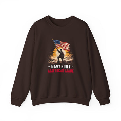 Navy Built • American Made  Sweatshirt