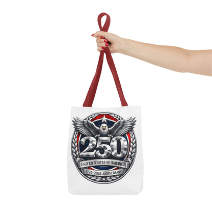 250th USA Anniversary Tote Bag — Patriotic Eagle 1776–2026 Commemorative Tote