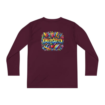 Kindergarten Crayons Youth Long Sleeve Tee