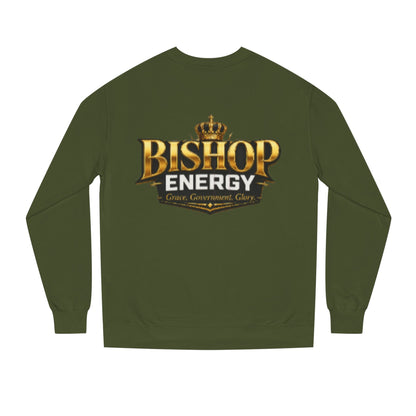 Bishop Energy Crewneck Sweatshirt — Gold Crown Logo Streetwear