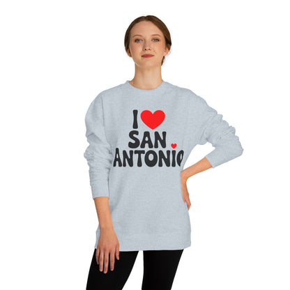 I Heart San Antonio Sweatshirt — Cute City Pride Crewneck