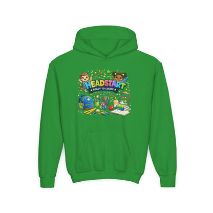 Head Start Kids Hoodie – 'Ready to Learn' Back-to-School Youth Sweatshirt