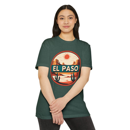 El Paso Desert Patch T-Shirt — Retro Southwestern Travel Tee