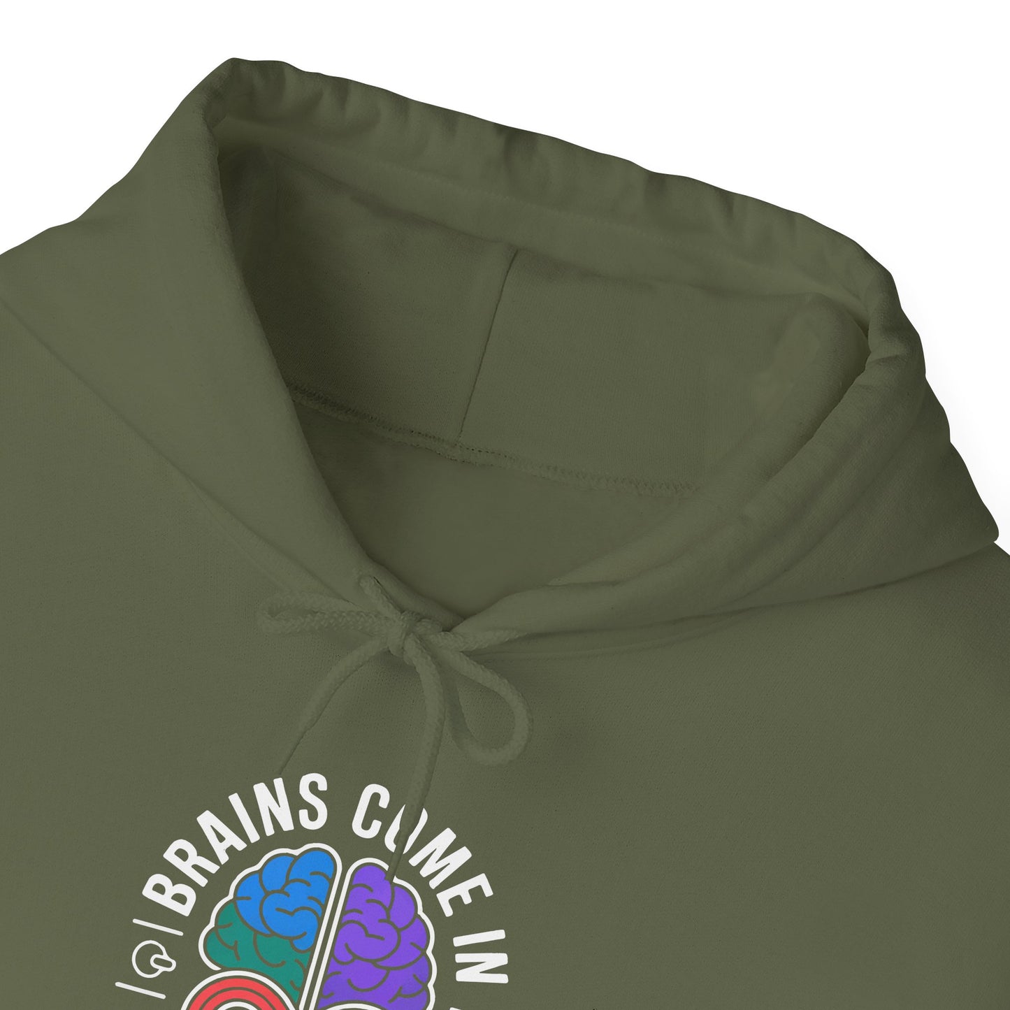 Brains Come in All Patterns Hoodie
