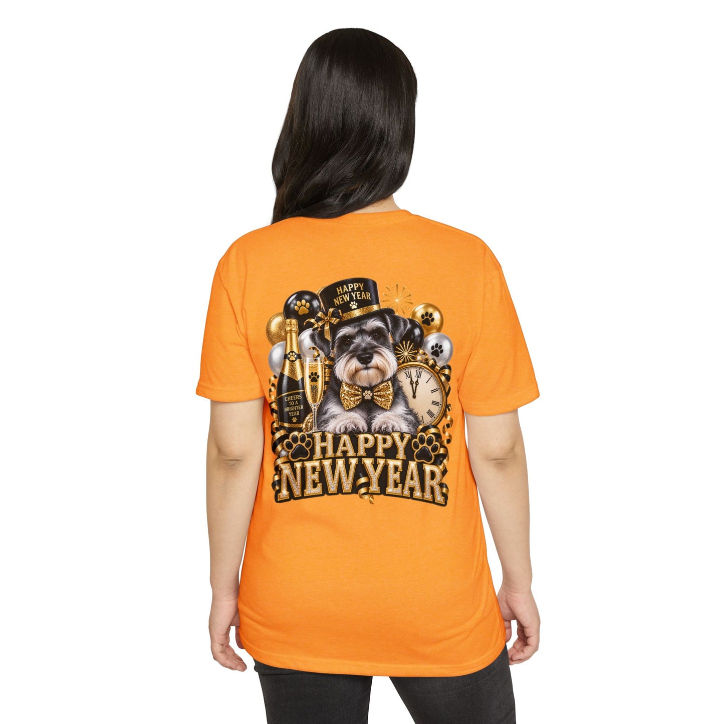 Happy New Year Schnauzer T-Shirt