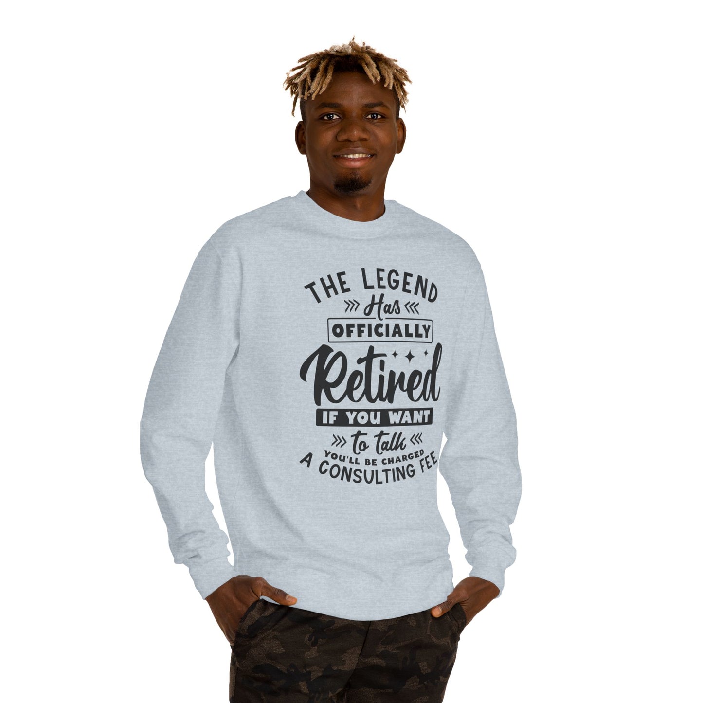 Retired Legend Sweatshirt — “The Legend Has Officially Retired” Retirement Gift