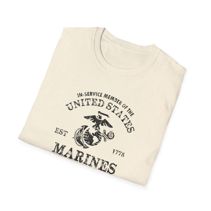 In-service Member of the United States Est 1775 Marines T‑Shirt