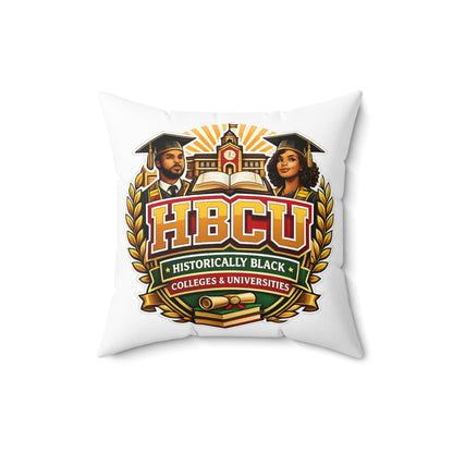 HBCU Crest Pillow — Historically Black Colleges & Universities Decorative Throw Pillow
