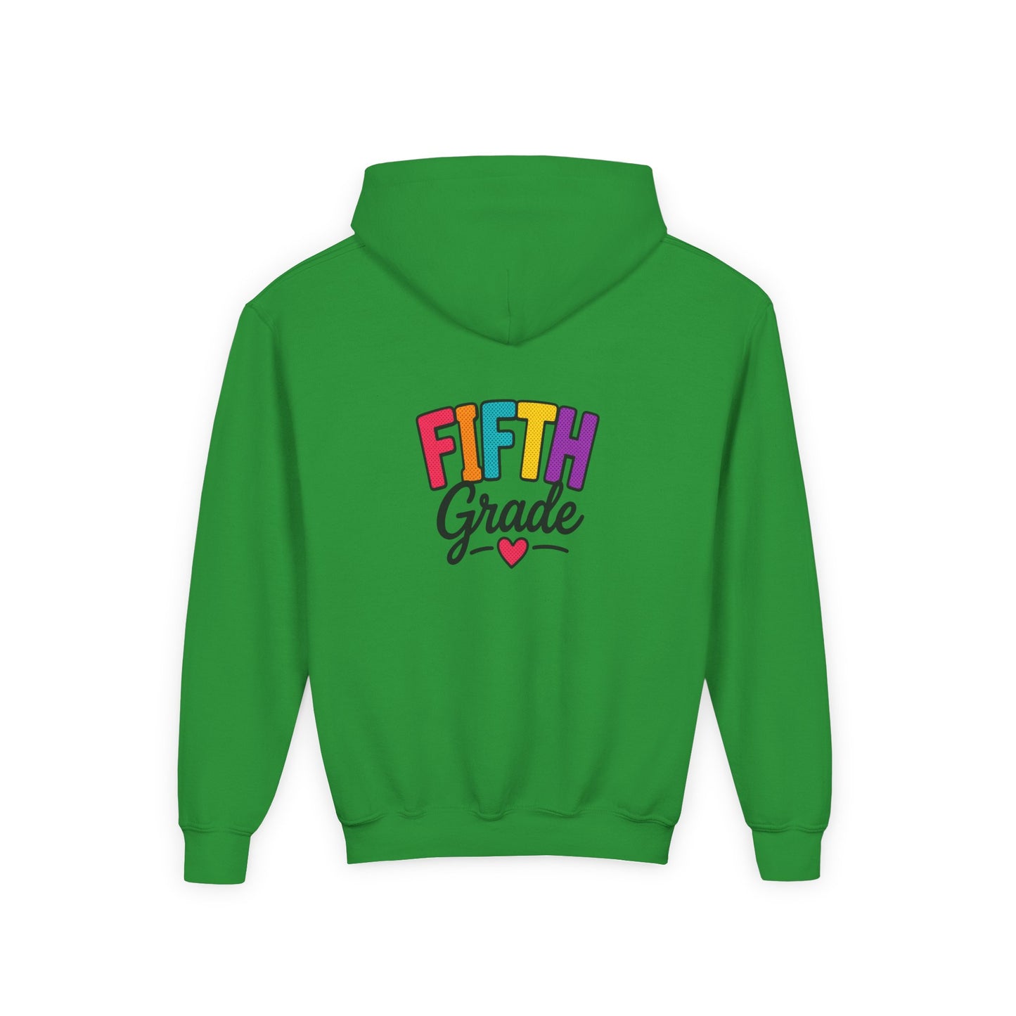 Fifth Grade Kids Hoodie - Colorful Back-to-School Sweatshirt for Students