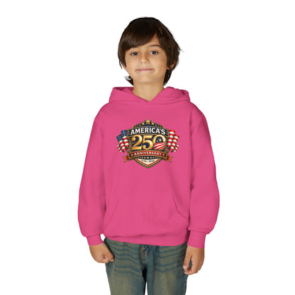 Youth Hoodie — "America's 250th Anniversary" Patriotic 1776-2026 Celebration Design