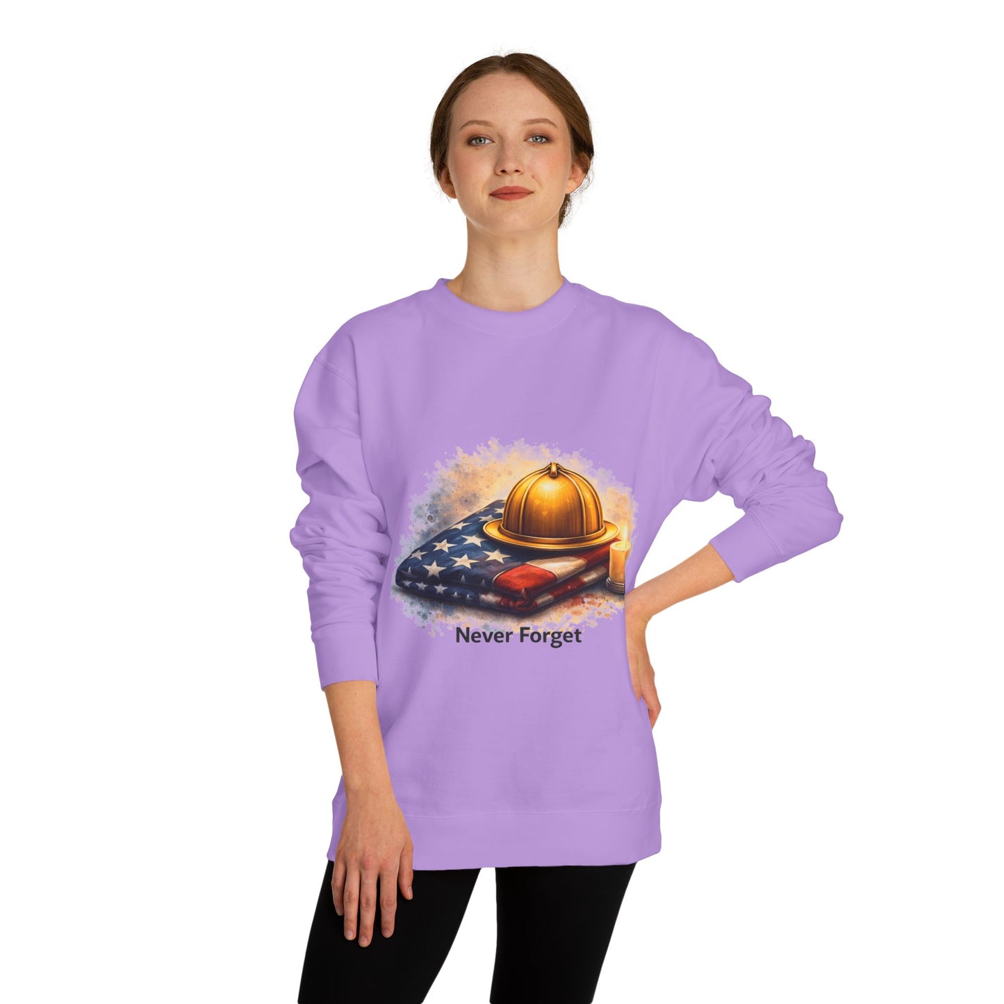 Never Forget Firefighter Tribute Sweatshirt