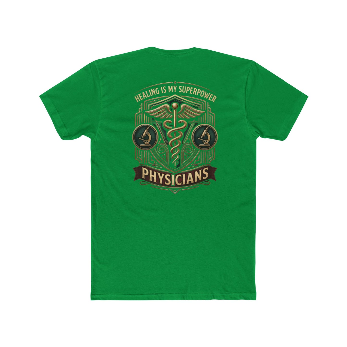 Physicians Tee — "Healing Is My Superpower" Medical Caduceus Shirt