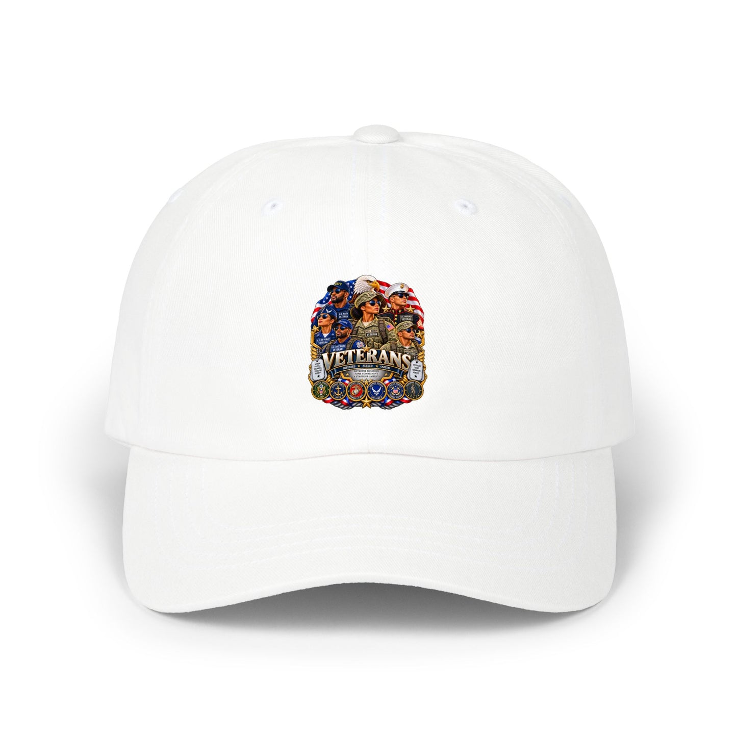 Dad Cap - Vintage Floral 'Wilderness' Patch Baseball Hat