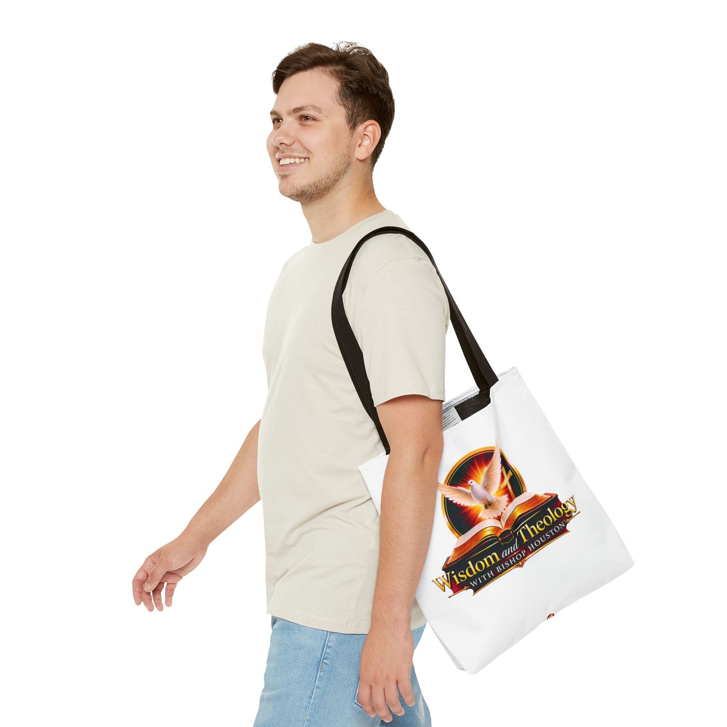 Christian Wisdom & Theology Tote Bag — 'Wisdom and Theology with Bishop Houston' Inspirational Faith Tote