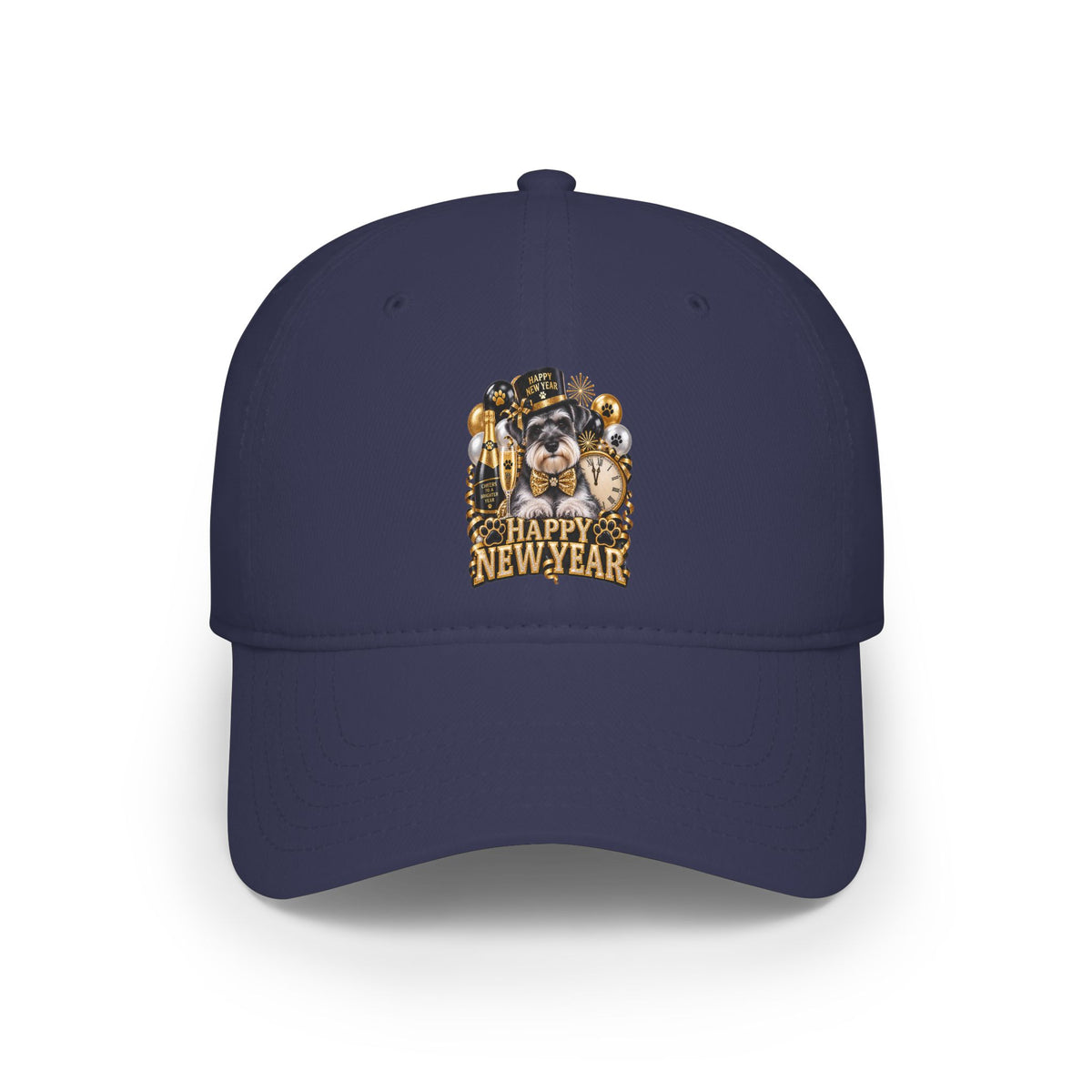 Happy New Year Bulldog Low Profile Cap