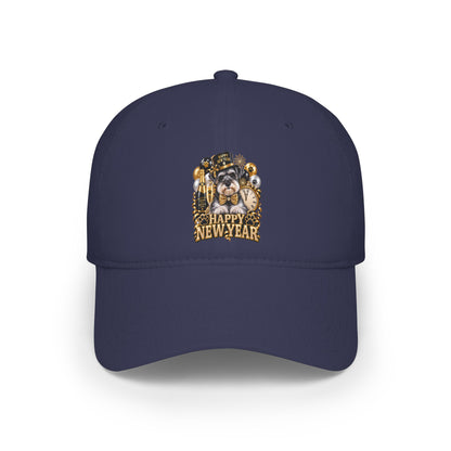 Happy New Year Bulldog Low Profile Cap