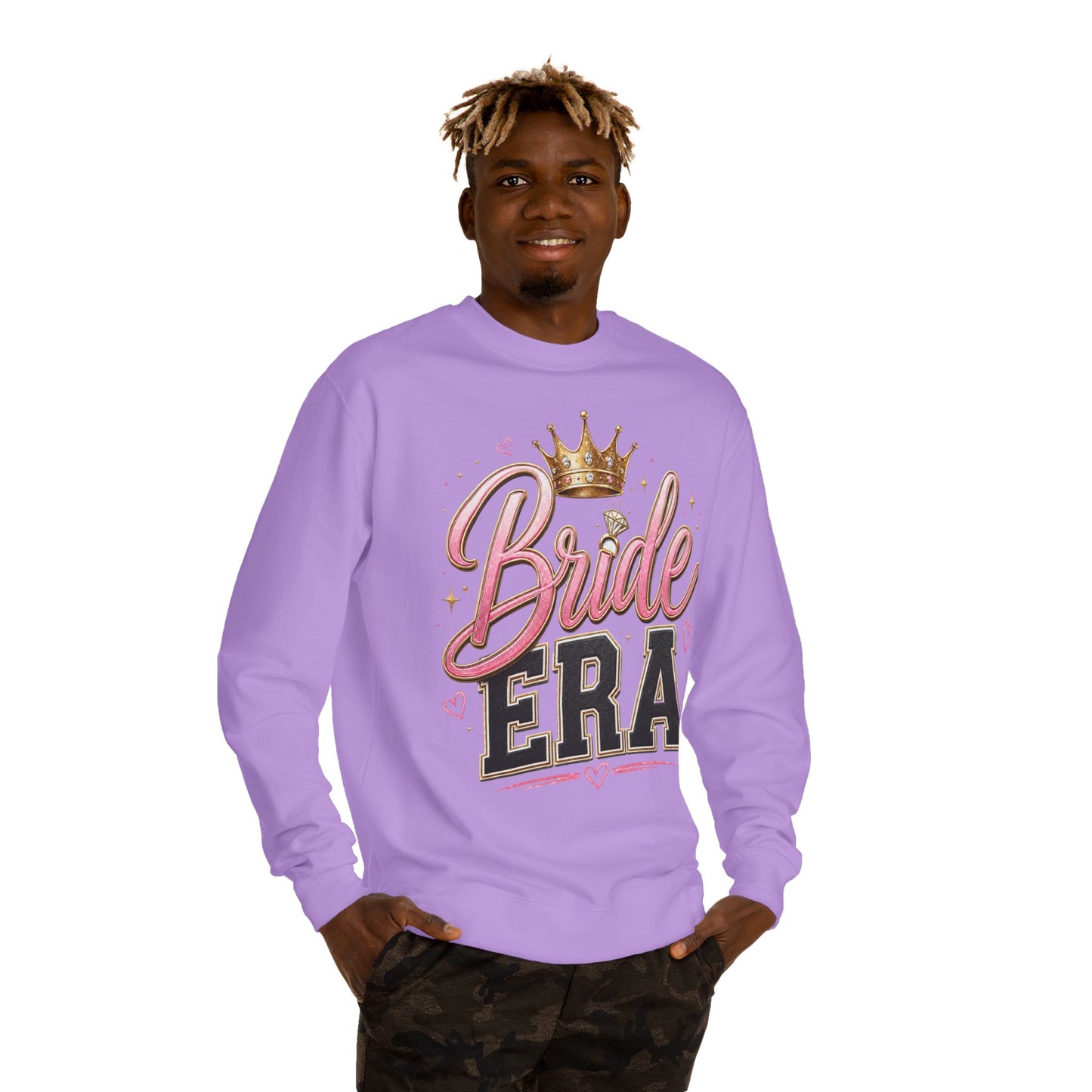 Bride Era Sweatshirt — Bachelorette Crewneck with Crown Graphic