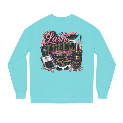 Lash Technician Crewneck Sweatshirt — Professional Eyelash Artist Apparel