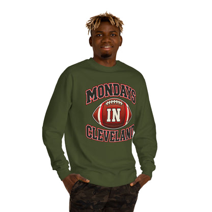 Mondays In Cleveland Football Sweatshirt