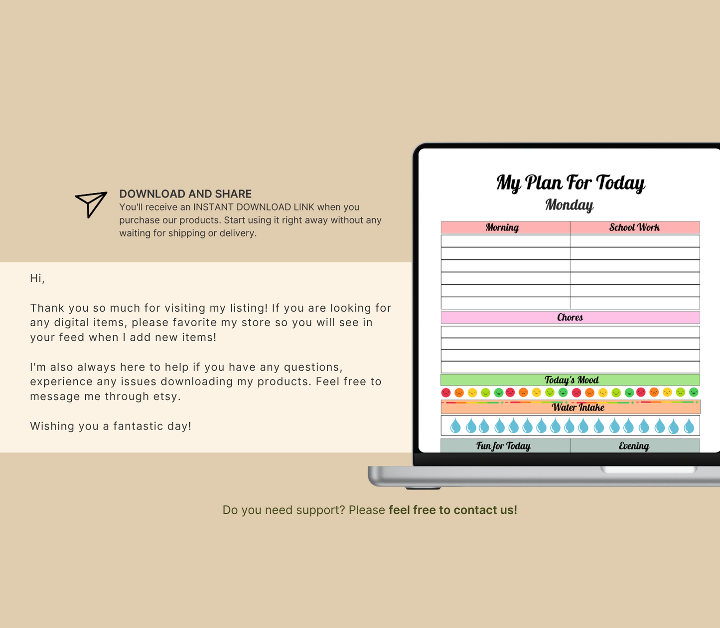ADHD Planner for Kids | Printable Focus & Routine Organizer