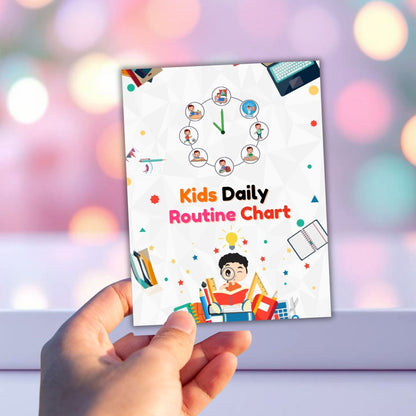Kids Daily Routine Chart Printable | Morning & Evening Schedule for Children