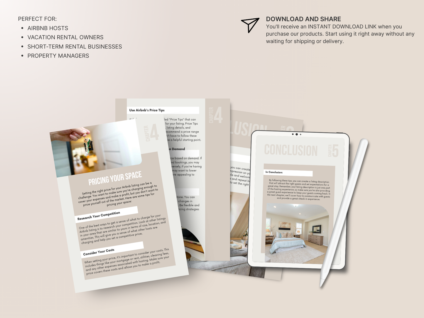 Airbnb Welcome Book | Editable Guest Information & House Manual Template