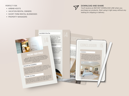 Airbnb Welcome Book | Editable Guest Information & House Manual Template