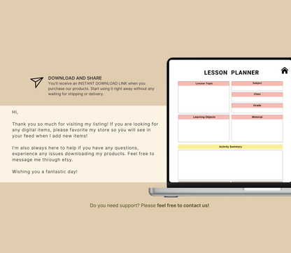 Home School Planner | Printable Lesson & Daily Schedule Organizer
