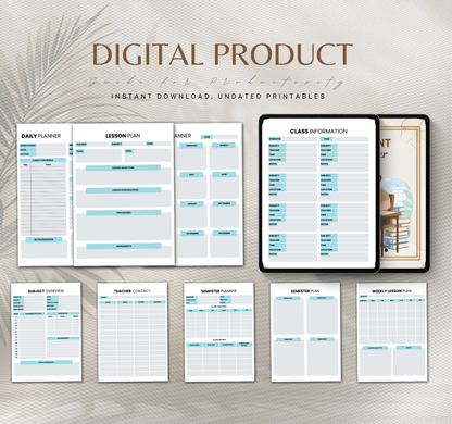 Student Planner | Academic & Study Organizer Digital Planner